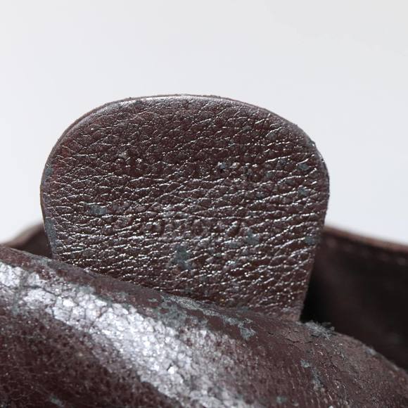 GUCCI Bamboo Hand Bag Leather 2way Brown Gold 001 1638 200047 Auth 89710 - Picture 12 of 16